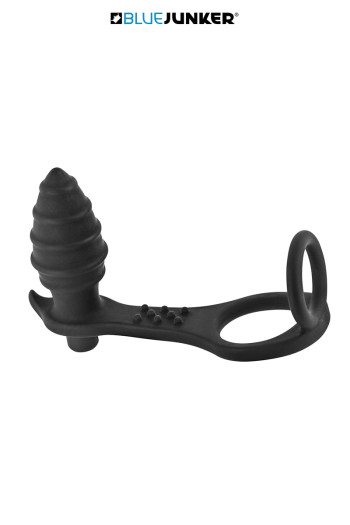 Plug anal vibrant et cockring | Blue Junker 2