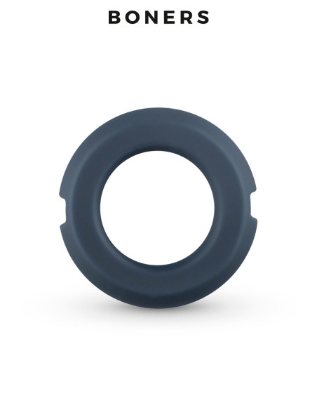 Anneau pénien silicone & acier | Boners