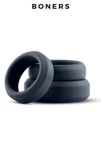 3 anneaux silicone large | Boners