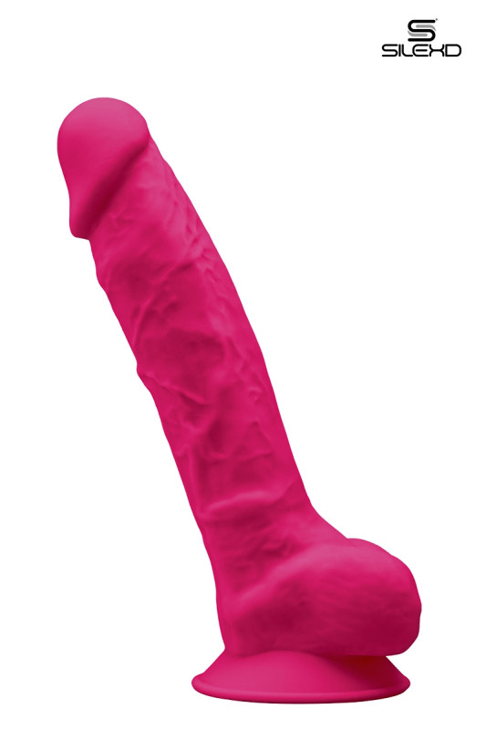 Gode double densité rose 23 cm | SilexD