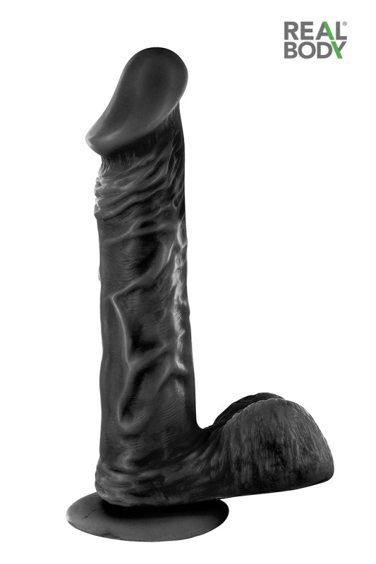 Gode réaliste 21 cm - Real Jayson Noir | Real Body
