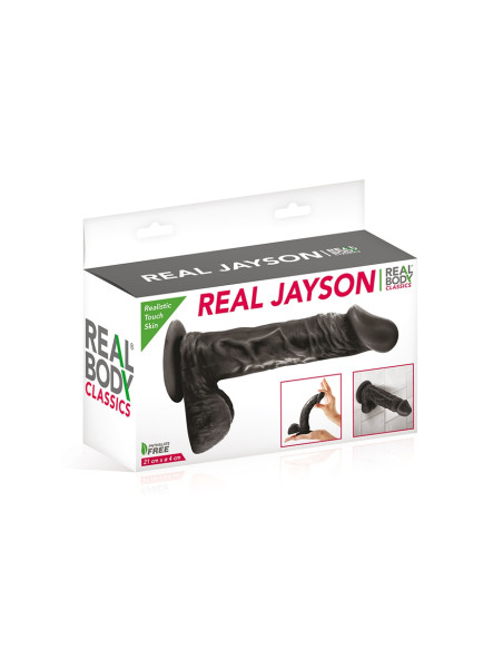 Gode réaliste 21 cm - Real Jayson Noir | Real Body Gode réaliste 21 cm - Real Jayson Noir | Real Body
