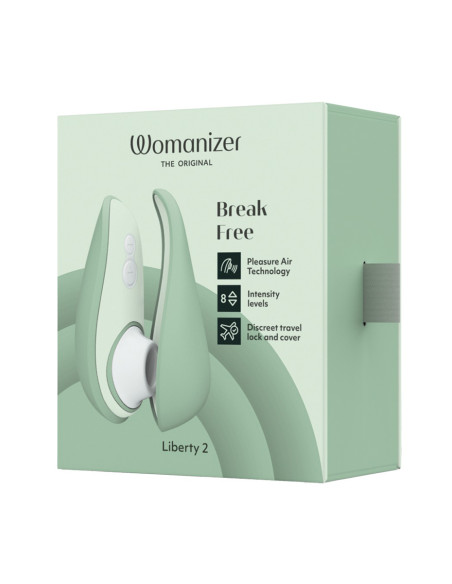 Womanizer Liberty 2 Vert - Stimulateur de voyage | Womanizer Womanizer Liberty 2 Vert - Stimulateur de voyage | Womanizer